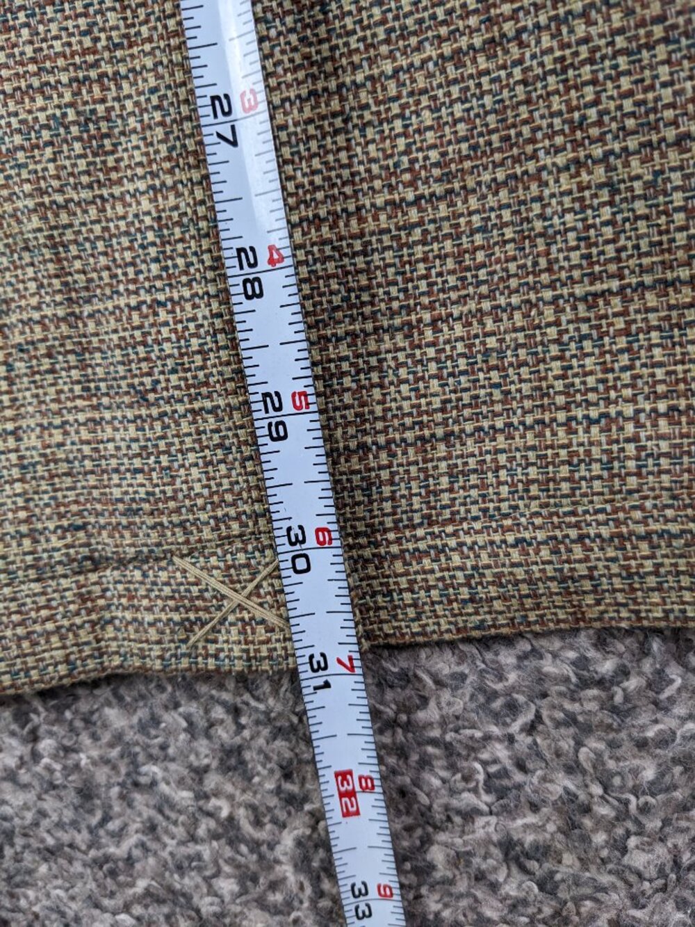 NWT The Territory Ahead 42R Sport Coat Blazer 100% Silk Basketweave Tan Blue - Picture 13 of 13